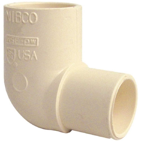 Nibco 1 in. CPVC CTS Spigot x Socket 90-Degree Street Elbow Fitting I470721 - main